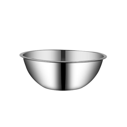 Round thickened stainless steel multi-purpose basin (diameter 50cm)