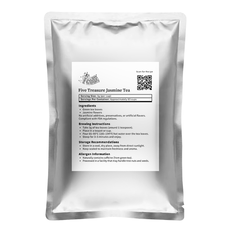 五窨茉莉 奶茶专用 甘醇鲜爽 250g*30包/箱