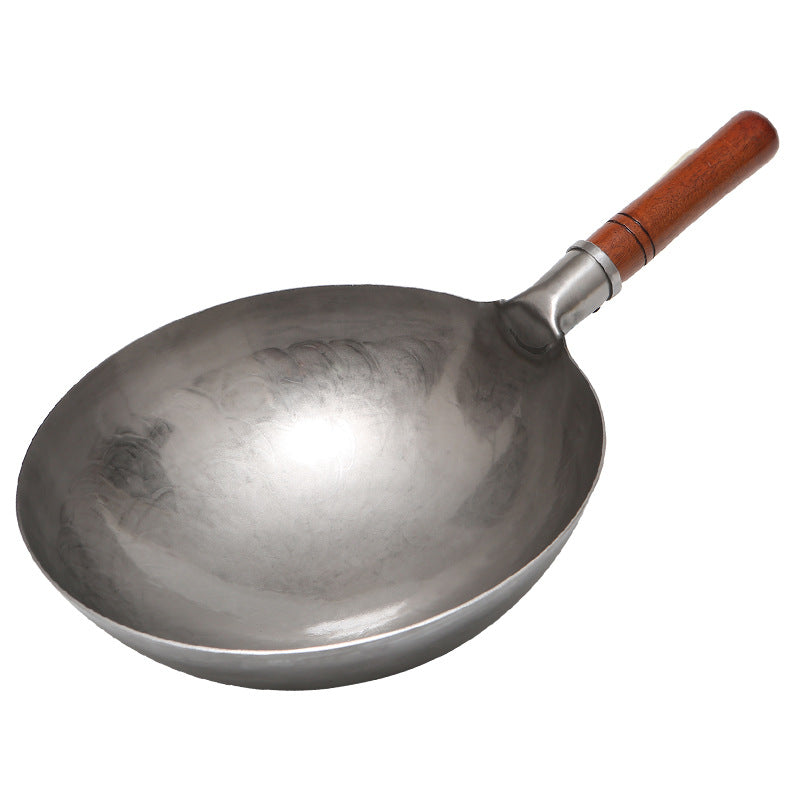 锻打手工铁锅 - 单柄爆炒锅(直径42cm)