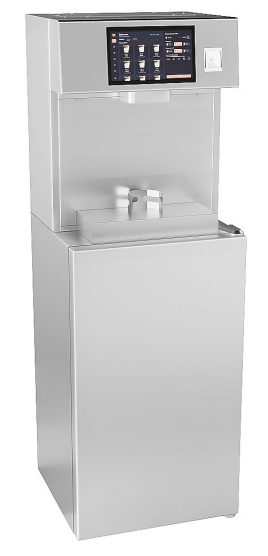 迷你落地式智能奶茶机9 4+2 功率0.91KW/220V 产品尺寸560*750*1460 采用独立后台系统APP,智能板选配项:手机短信报警、OTA(空中下载技术),实行分层监管。WIFI联网,数据实时同步。 一键清洗,物料管控,余料提醒 ,出品精准,自动校准 ,操作简便,小白上手 配方云处理,5秒出品(复制)(复制)