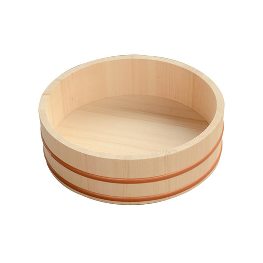 Japanese White Pine Sushi Bowl - 28" Diameter