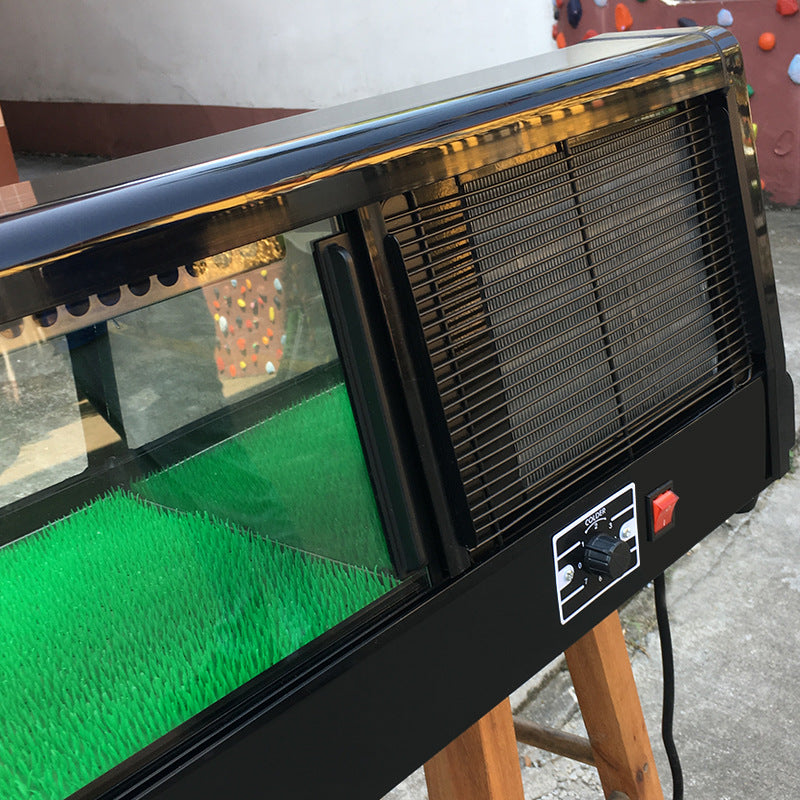 商用寿司刺身柜 - 小型冷藏保鲜台式食品展示柜,110V,长度60英寸,机器在左边