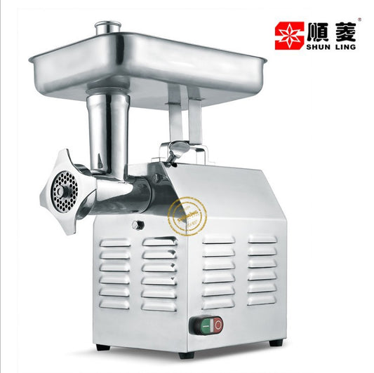 Electric meat grinder - stainless steel meat grinder, meat grinder, meat mincer, meat paste machine 42*24*52cm US version 110v