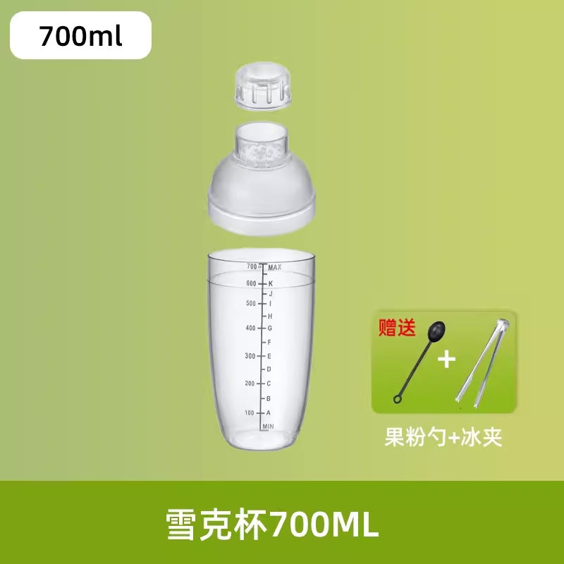 Hand-made lemon tea shaker - hand-cranked teapot for milk tea shop, cocktail set, food grade PC material