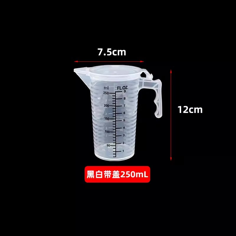 Measuring cup with scale - for milk tea shop, 100ml - 5000ml, food grade PPC material