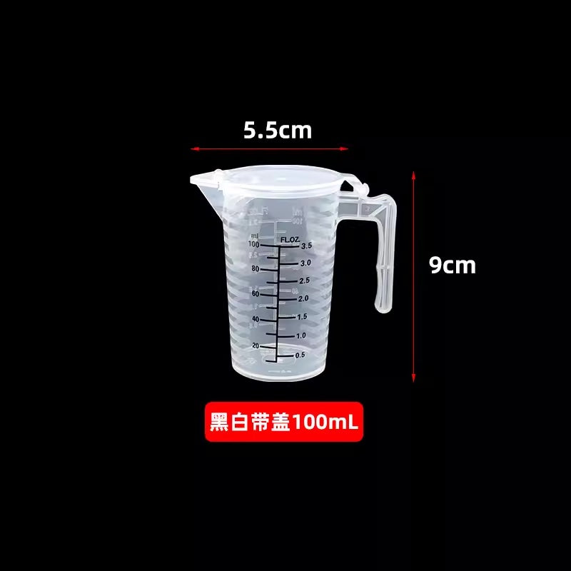Measuring cup with scale - for milk tea shop, 100ml - 5000ml, food grade PPC material