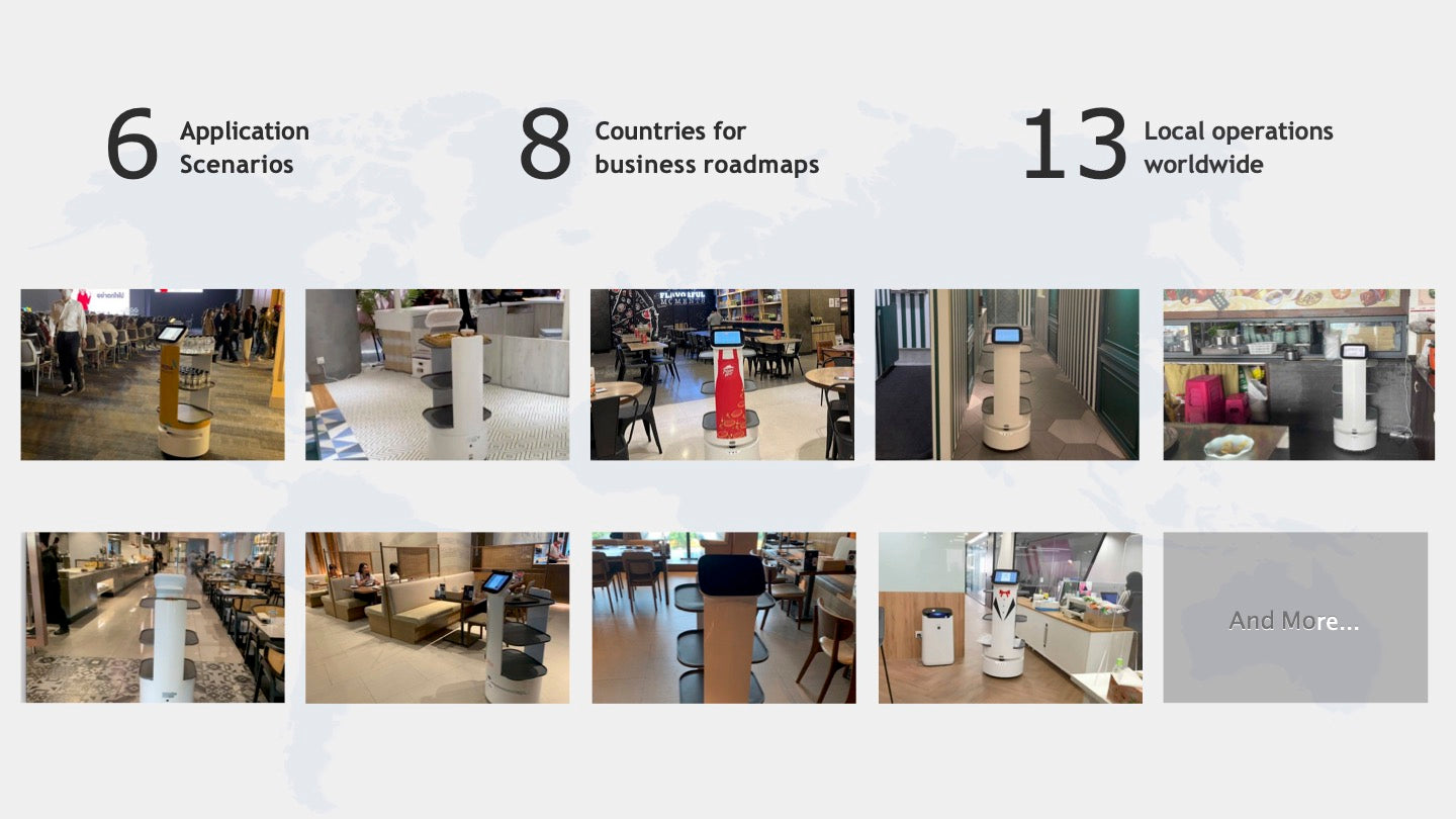 Catering delivery robots are mainly used for food and beverage delivery in restaurants, hotels, KTVs, office buildings and other commercial spaces