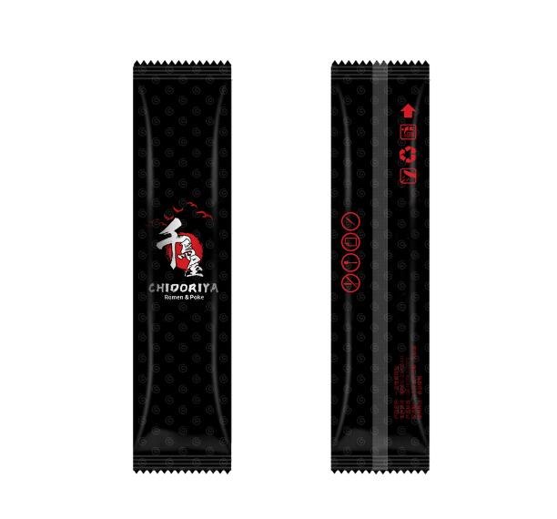 1万 外卖餐包四件套 筷子-勺子-纸巾-牙签 (25.5*6cm)