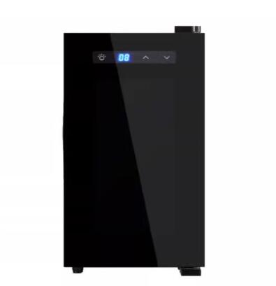 Mini Floor-standing Smart Milk Tea Maker Model 8+1 with cooling and QR code scanner, 4+2, power 0.91KW/220V, product dimensions of 560*750*1460mm.