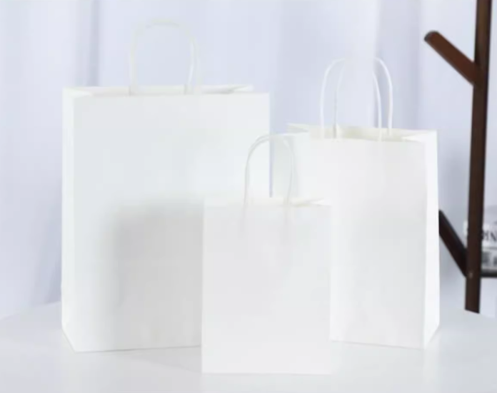 20,000 portable kraft paper takeaway food bags (120g yellow kraft paper) 26*16.5*36