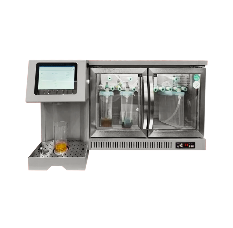 迷你台式智能奶茶机8+1(带制冷带扫码) 功率0.91KW/220V 产品尺寸1200*650*500