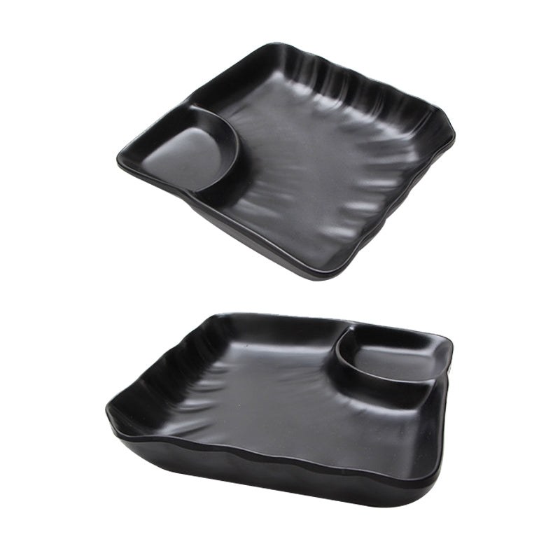 Headboard Plate - Melamine Tableware Snack Plate (17.5cm x 3.5cm)