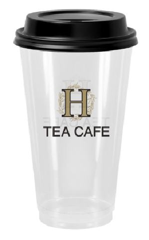 2万个一次性PP吸塑杯 印logo(90口径)700ml 9*5.4*18cm