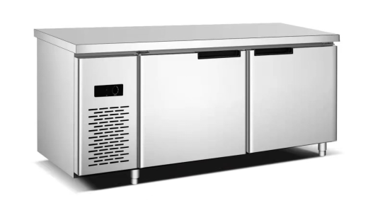 1.5米平冷操作台 冷冻柜工作台(铜管) 电器参数:220V、0.5KW 尺寸:150*80*80cm