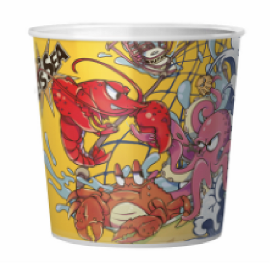 3万个 500ml外卖汤碗+pp汤盖 原浆纸 PE淋膜(9.7*7.5*10.5cm)
