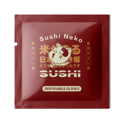 3万个出口大码手型包装手套 食品级 一次性手套 0.85克出口大码手型(48*32.5)