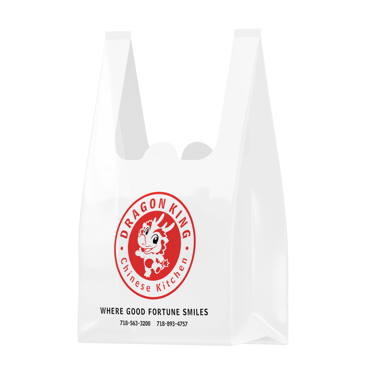100,000 custom-made portable vest-style food plastic bags - size 30x16x50cm, thickness 2 silk