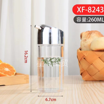 亚克力酱油调料瓶260ml 260ml &nbsp;6.7*16.2cm