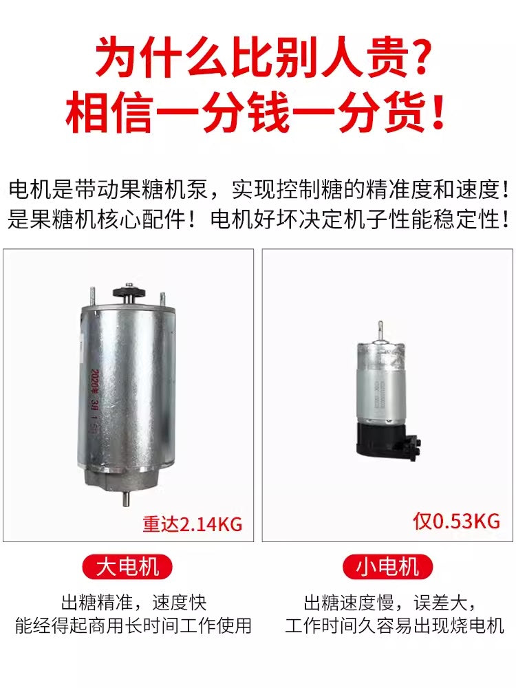 Commercial fully automatic fructose machine - US version 110V modified version, small quantitative equipment, food grade PP material, size 25x25.5x40.1cm